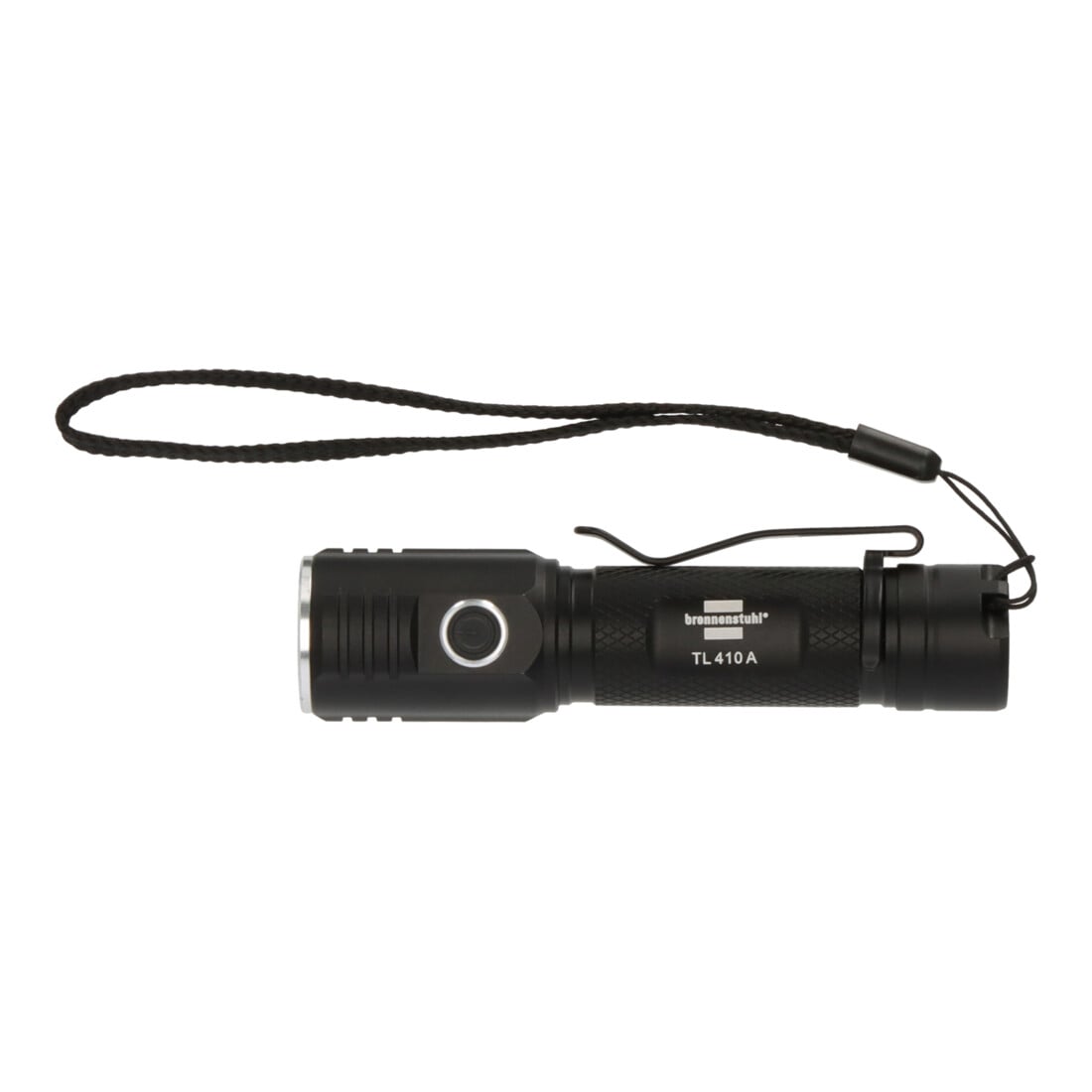 Brennenstuhl Akku Taschenlampe LED LuxPremium TL 410 A/Handlampe mit heller Osram-LED (400lm, bis zu 29h Leuchtdauer, 131m Leuchtweite, fremdkörper- und spritzwassergeschützt IP44)