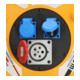 Brennenstuhl Avvolgicavo Brobusta CEE 1 IP44, 40m, H07RN-F 5G1,5-2