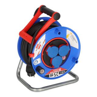 Brennenstuhl Avvolgicavo commerciale/da cantiere Garant Bretec IP44, 25m, H07RN-F 3G1,5