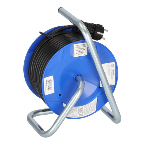 Brennenstuhl Avvolgicavo compatto Garant con funzione di ricarica USB, 15m, H05VV-F3G1.5