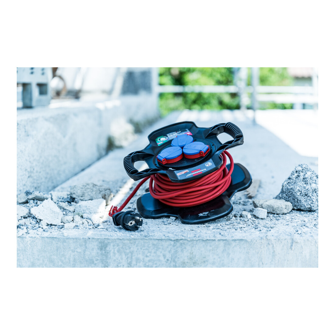Brennenstuhl Avvolgicavo in gomma X-Gum IP44, 10m, AT-N05V3V3-F 3G1.5