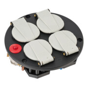 Brennenstuhl Basetta portapresa termostato 4 canali IP20 230V/16A con spia luminosa-1
