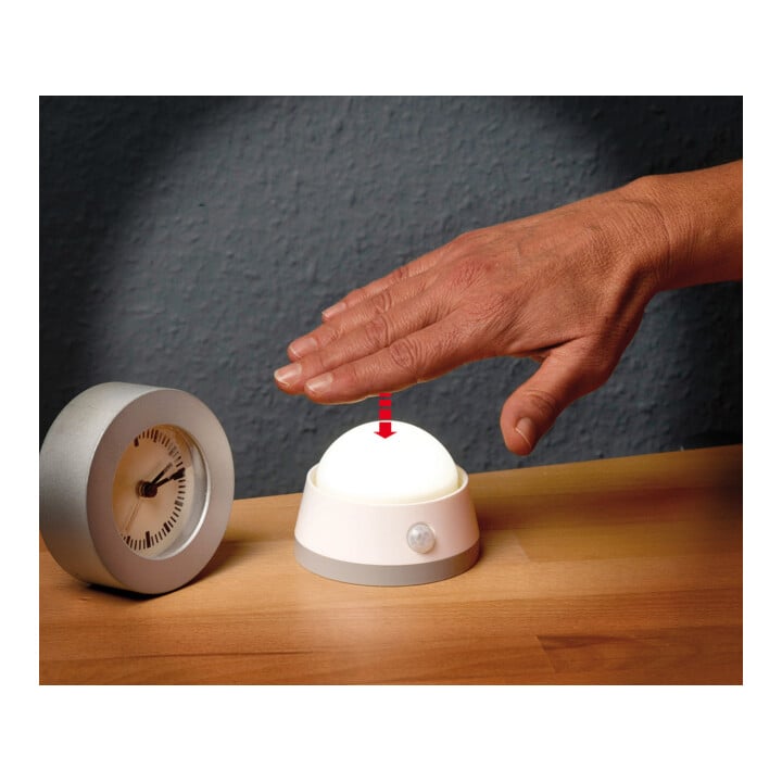 Brennenstuhl Batterie LED-Nachtlicht NLB 02 BS mit Infrarot-Bewegungsmelder und Push-Schalter 6 LED - 1173290