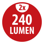 Brennenstuhl Battery LED Spot LUFOS / Spot extérieur à LED sans fil avec batterie et détecteur de mouvement (avec 8 LED de marque, 2x 240 lumen, pour usage extérieur IP44, avec réglage de fonctions supplémentaires)-4