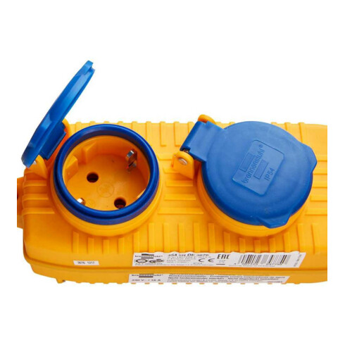 Brennenstuhl Bouwplaatskabel IP54 met Powerblock 5m Kabel