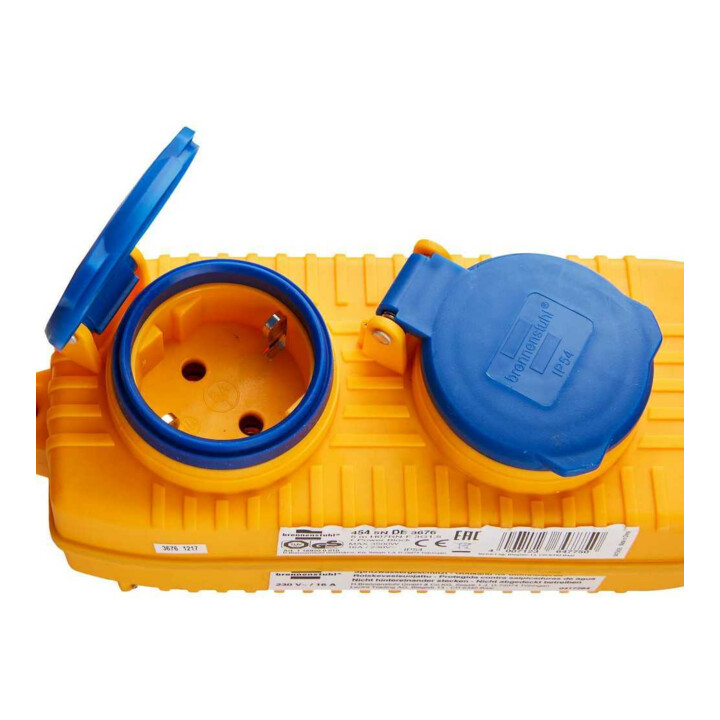 Brennenstuhl Bouwplaatskabel IP54 met Powerblock 5m Kabel