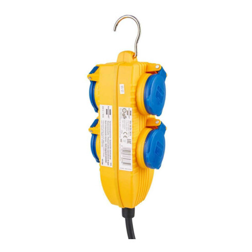 Brennenstuhl Bouwplaatskabel IP54 met Powerblock 5m Kabel