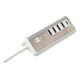 Brennenstuhl®estilo USB Ladegerät mit Schnellladefunktion / Mehrfach USB Ladestation mit Edelstahloberfläche und 1,5m Textil-Kabel-2