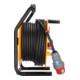 Brennenstuhl Brobusta 380 CEE 2 FI IP44 kabelhaspel (kabelhaspel 25m, met FI-bescherming, voor permanent gebruik buitenshuis, Made in Germany)