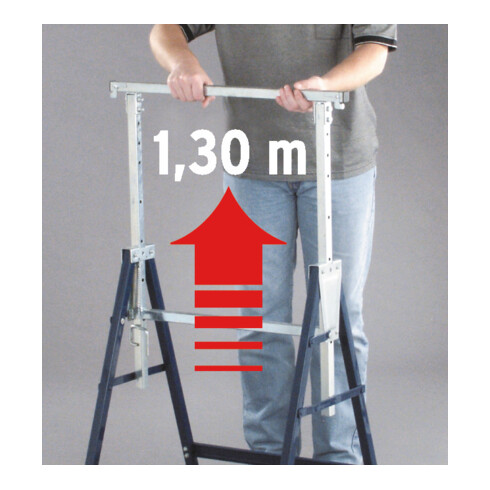 Brennenstuhl Cavalletto da lavoro telescopico MB 160 H