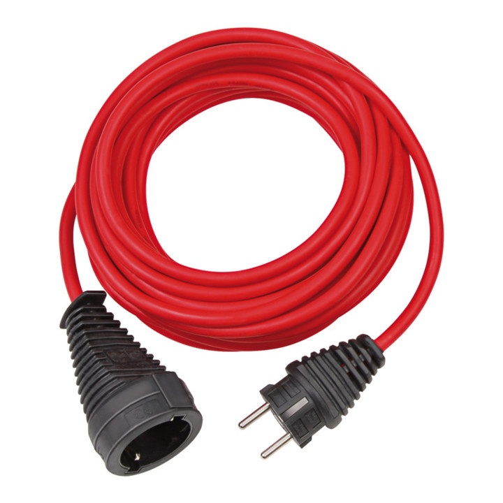 Brennenstuhl Cavo in plastica di qualità 25m, rosso