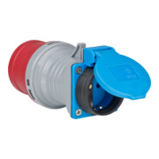 Brennenstuhl CEE Adapter IP44 (Stecker: CEE 400V/16A, Steckdose: 230V/16A)-1
