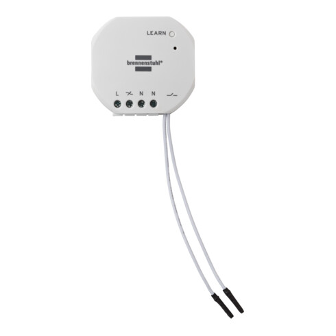 Brennenstuhl Comando radio BrematicPRO con attacco per interruttore da incasso UPMS868 01 W400