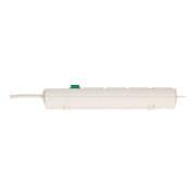Brennenstuhl Comfort-Line Plus contactdoosstrook met 4-voudige platte stekker 2m H05VV-F 3G1.5-2