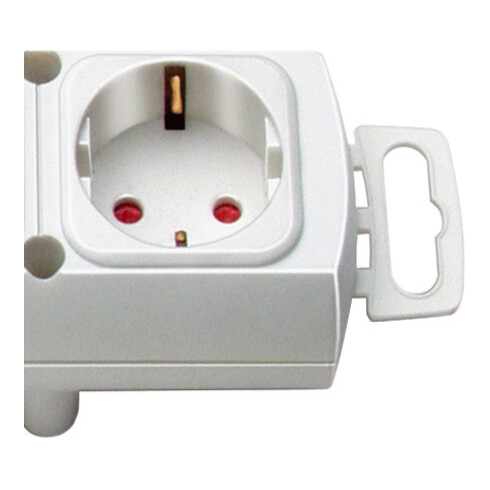 Brennenstuhl Comfort-Line Plus contactdoosstrook met 4-voudige platte stekker 2m H05VV-F 3G1.5
