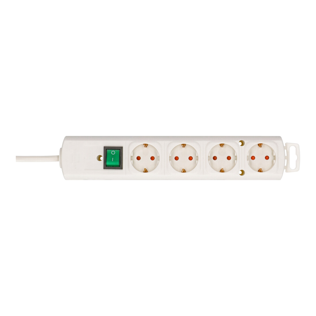 Brennenstuhl Comfort-Line Plus contactdoosstrook met 4-voudige platte stekker 2m H05VV-F 3G1.5