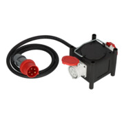 Brennenstuhl Compacte rubber stroomverdeler / rubberverdeler (2m kabel, 2x CEE 400V/32A, bouwplaats en buitengebruik, Made in Germany)-4