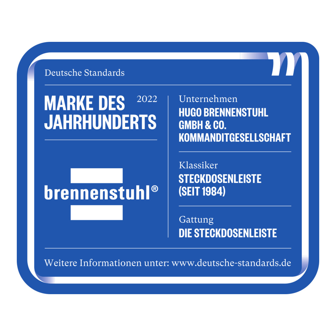 Brennenstuhl Distributeur de prises double IP 44