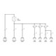 Brennenstuhl Distributore a parete 400 V/16A IP44, 3x LS 230 V/16A, 1xFI 40A, 4 poli, 30mA-5