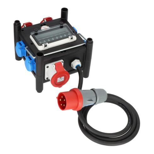 Brennenstuhl Distributore di potenza compatto BSV 3/32 2 IP44, 2m, H07RN-F 5G4.0 - 2xCEE16A, 1xCEE 32A, 4x230V