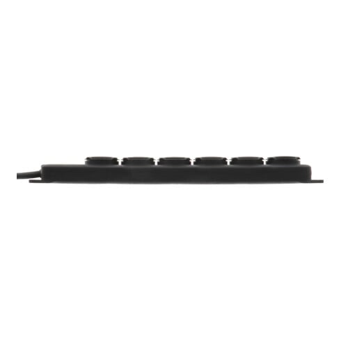 Brennenstuhl Distributore di prese a 6 vie IP44 A, nero, 2m, H07RN-F 3G1,5