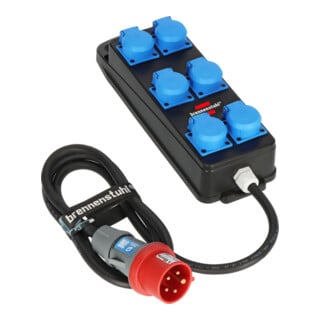 Brennenstuhl Draagbare stroomverdeler BSV P 2m kabel 6x 230V/16A stopcontacten CEE 400V/16A IP44