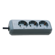 Brennenstuhl Eco-Line 3-fach silbergrau 1,5m-1