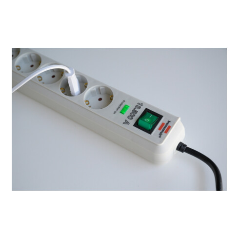 Brennenstuhl Eco-Line 4.500A 6-fach lichtgrau 1,5m