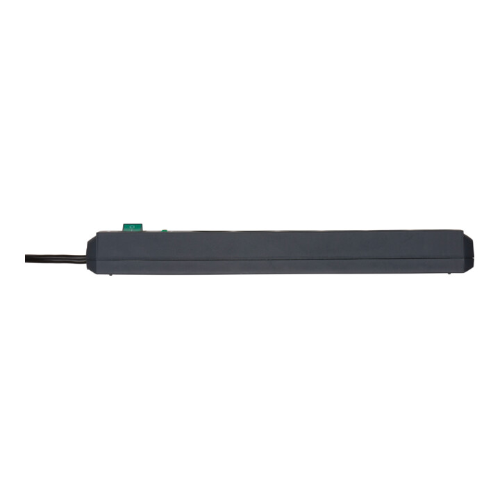 Brennenstuhl Eco-Line 4.500A 6-voudig zwart 1.5m