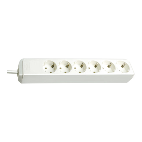 Brennenstuhl Presa multipla a 6 vie Eco-Line bianca, 1,5m