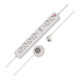 Brennenstuhl Eco-Line Comfort Switch PlusSteckd.leiste 6-fach weiss 1,5m permanent, Hand-/Fußschalter - 1159560216-1