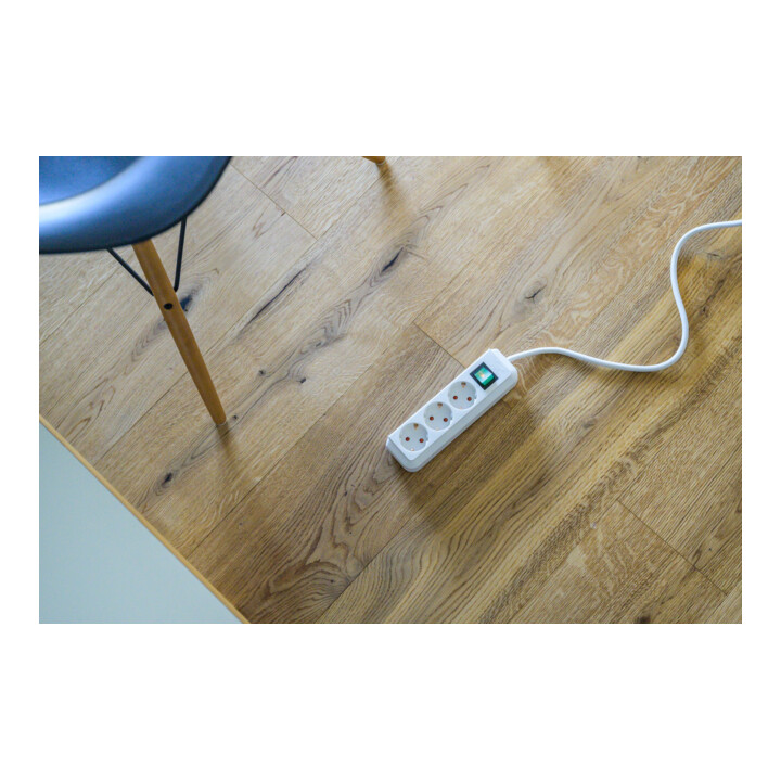 Brennenstuhl Eco-Line Schakelaar 3-voudig wit 5m