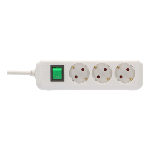 Brennenstuhl Eco-Line Schalter 3-fach weiß 5m