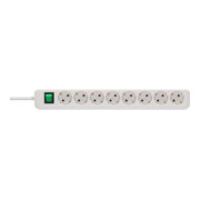 Brennenstuhl Eco-Line Schalter 8-fach weiß 3m-4