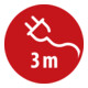 Brennenstuhl Eco-Line Steckdosenleiste 3-fach weiß H05VV-F 3G1,5-5
