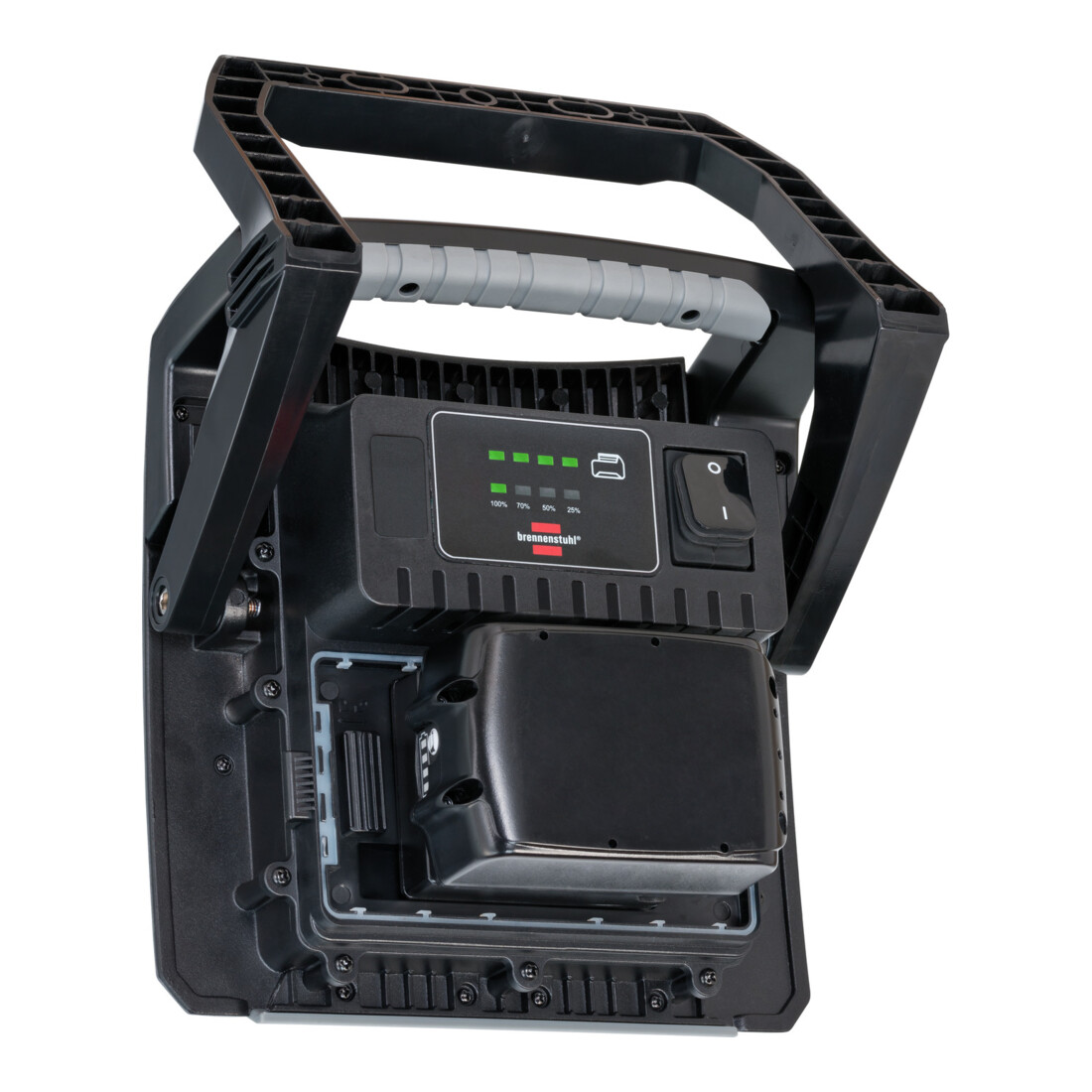 Brennenstuhl Faretto LED a batteria da cantiere Multi Battery 4000 MA, 40W compatibile con batterie 18V di 5 produttori diversi