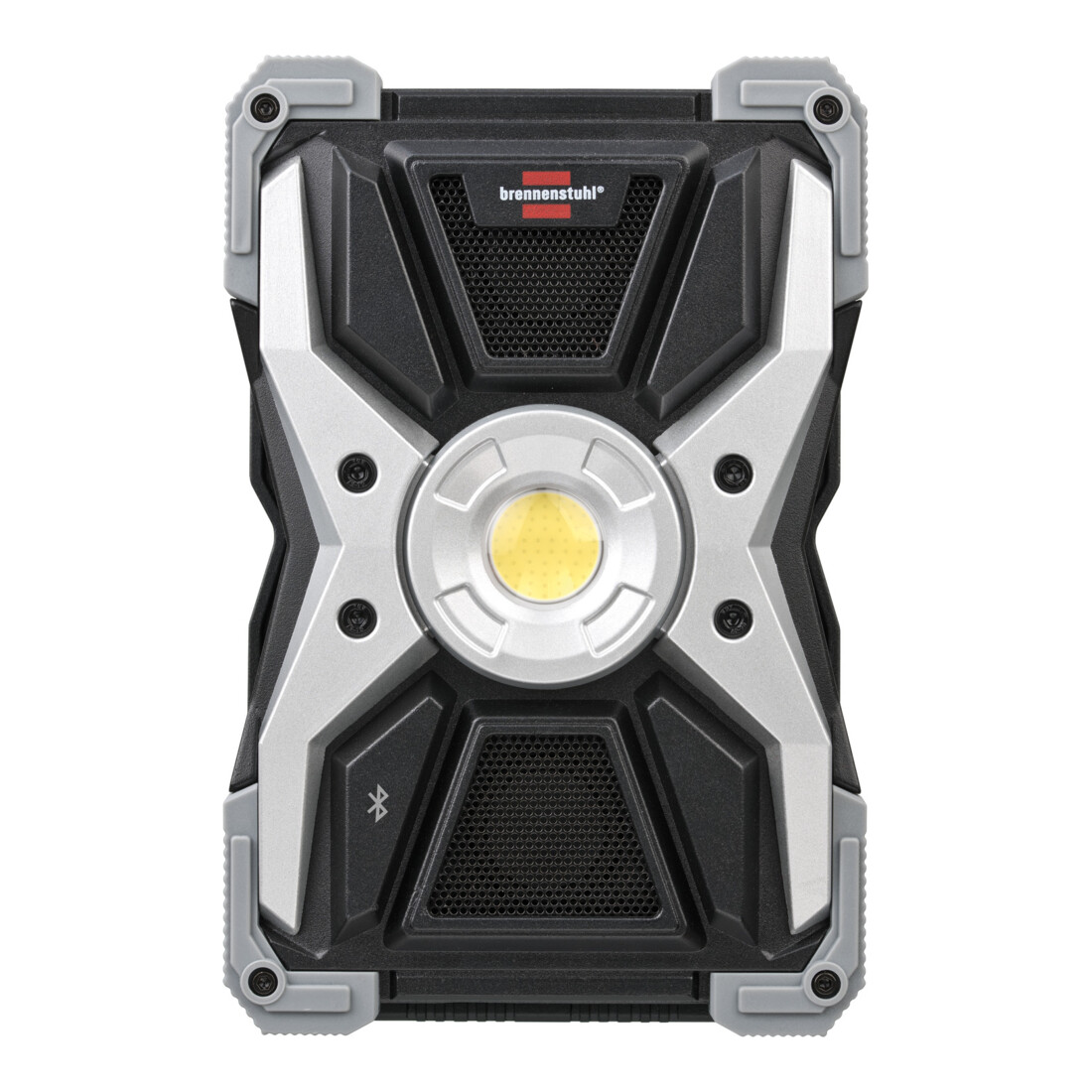 Brennenstuhl Faro da lavoro a LED a batteria RUFUS 3010 MA, 3000lm, IP65, con altoparlante Bluetooth®