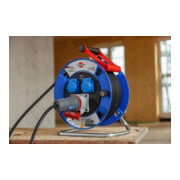 Brennenstuhl Garant CEE 1 IP44 Kabeltrommel (CEE-Kabeltrommel mit 30m Kabel in schwarz, aus Spezialkunststoff, für den ständigen Einsatz im Außenbereich, Made in Germany)-3
