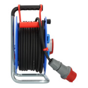Brennenstuhl Garant CEE 1 IP44 Kabeltrommel (CEE-Kabeltrommel mit 30m Kabel in schwarz, aus Spezialkunststoff, für den ständigen Einsatz im Außenbereich, Made in Germany)-4