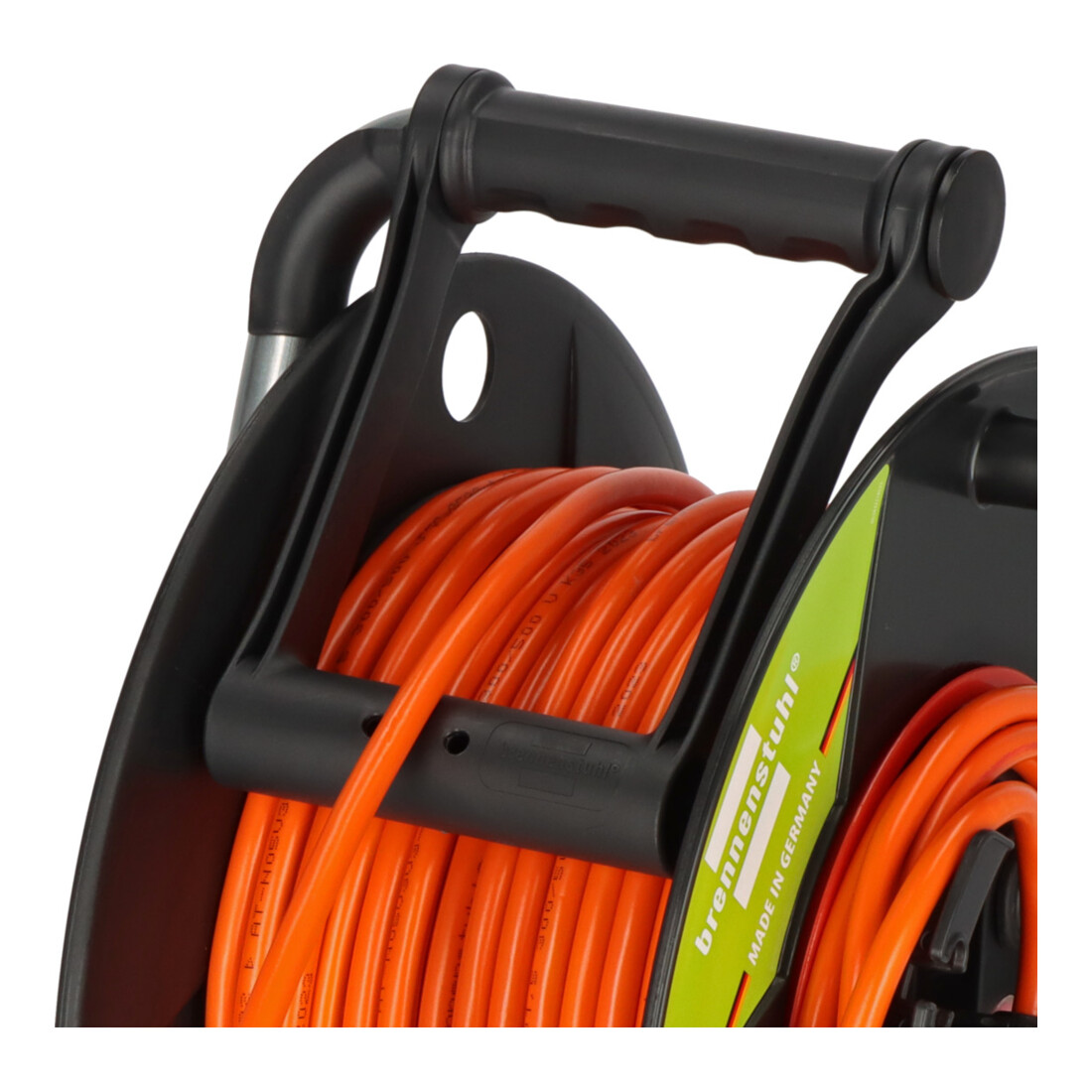 Brennenstuhl Garant G Bretec IP44 Tuinkabelhaspel met gerecyclede kunststofdelen (38+2m oranje kabel, speciaal kunststof, kortdurend buitengebruik, Made in Germany)