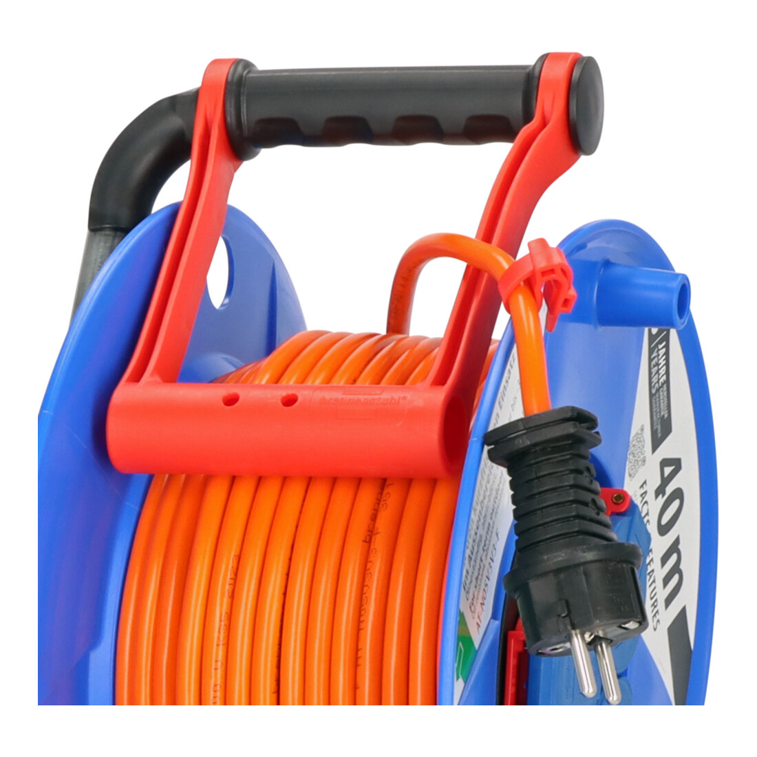Brennenstuhl Garant IP44 Kabeltrommel, Kabel in orange