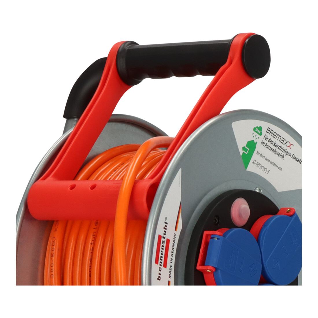 Brennenstuhl Garant S IP44 Kabeltrommel, Kabel in orange