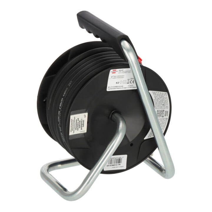 Brennenstuhl Gewerbe-/Baustellen Kabeltrommel Garant Kompakt IP44 12m schwarz