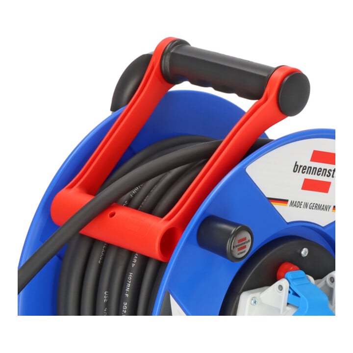 Brennenstuhl Industrie-/Baustellen-Kabeltrommel Garant CEE 2 IP44 25m blau