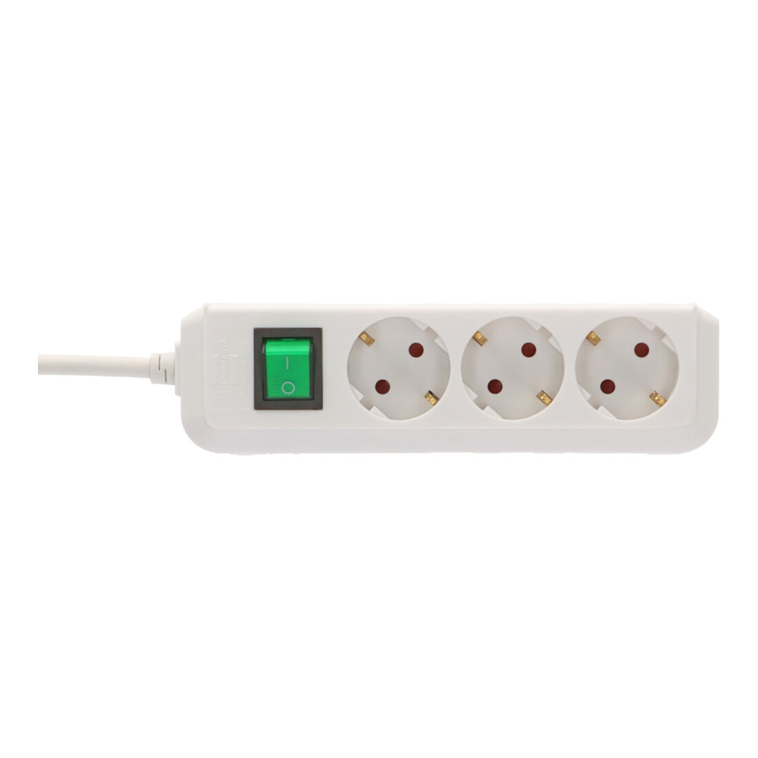 Brennenstuhl Interruttore a 3 vie Eco-Line, bianco, 5m