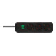 Brennenstuhl Interruttore a 3 vie Eco-Line, nero, 5m-2