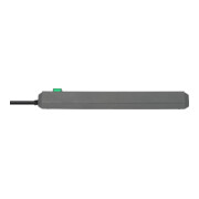 Brennenstuhl Interruttore a 6 vie Eco-Line, argento 1,5m-2