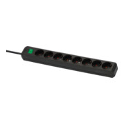 Brennenstuhl Interruttore a 8 vie Eco-Line, nero, 3m-2