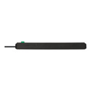 Brennenstuhl Interruttore a 8 vie Eco-Line, nero, 3m-5
