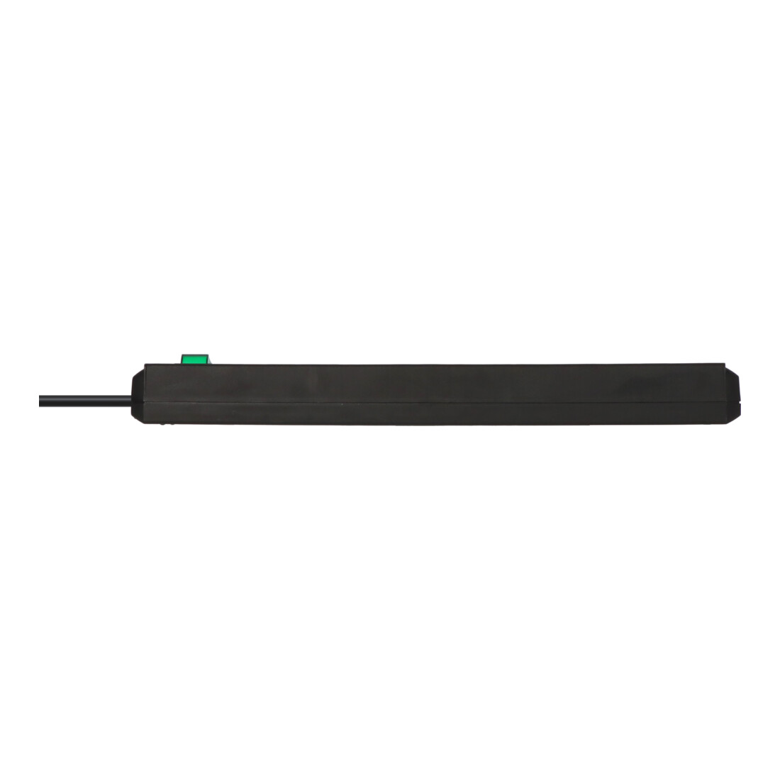 Brennenstuhl Interruttore a 8 vie Eco-Line, nero, 3m